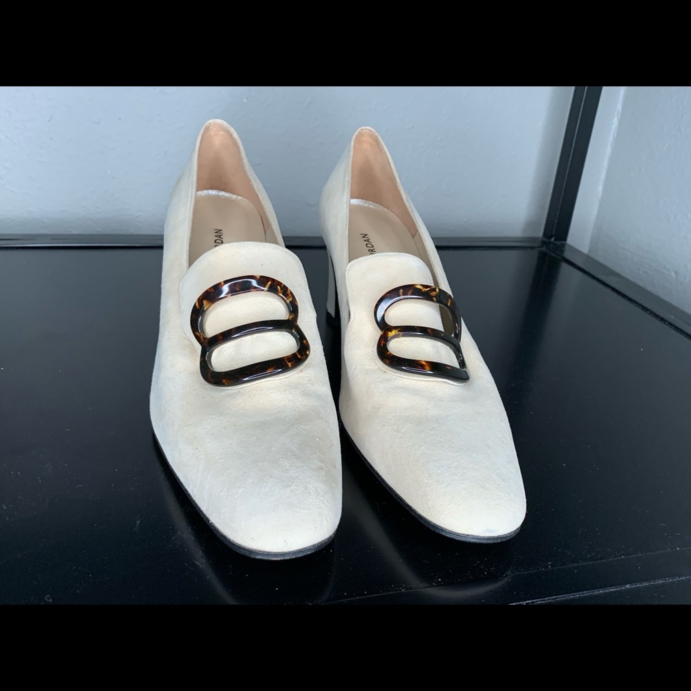 Never worn vintage loafers suede Charles Jourdan